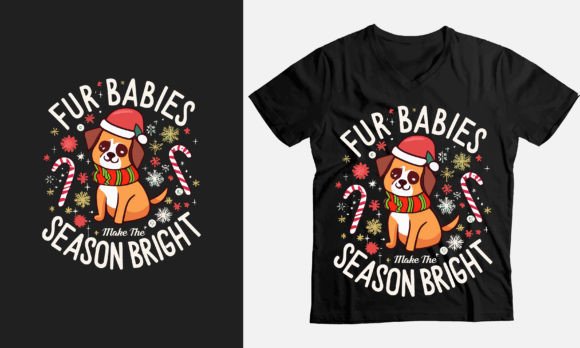 Christmas Dog Mom T-shirt Design Review for Real Projects