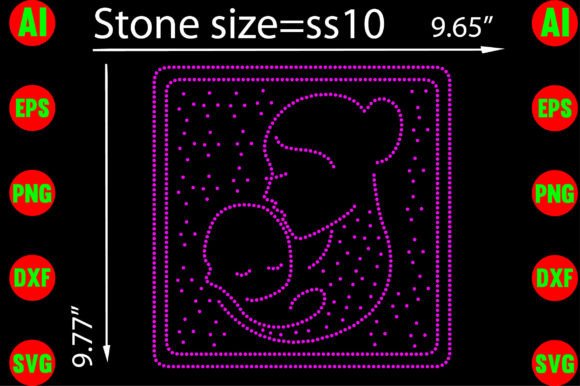 Mom and Son Rhinestone Design: A Real-World Embroidery Review