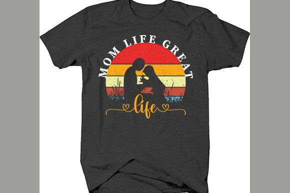 Mother’s Day T-Shirt Design: A Versatile Graphic for Creative Projects